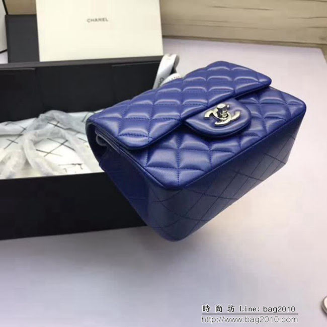 香奈兒CHANEL 升級版A1115進口小羊皮金銀鏈條單肩斜挎包 DSC1626